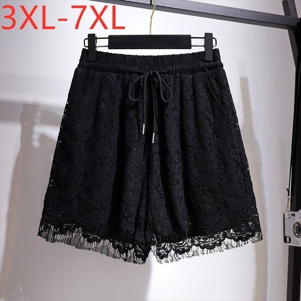 summer plus size large women short loose black wide leg pocket belt lace 3xl 5xl 6xl 7xl, White;black
summer plus size large women short loose black wide leg pocket belt lace 3xl 5xl 6xl 7xl, White;black