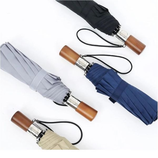 10 ribs fully matic women rain folding umbrella sun male parasol solid wood handle men paraguas sunny and rai jllyjp
10 ribs fully matic women rain folding umbrella sun male parasol solid wood handle men paraguas sunny and rai jllyjp