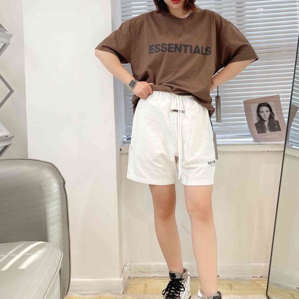 brand feel of god new double line shorts essentials cotton sports shorts casual lovers capris, White;black
brand feel of god new double line shorts essentials cotton sports shorts casual lovers capris, White;black