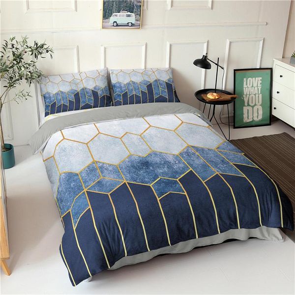 bedding sets luxury 3d geometric set 2/3pc king size duvet cover pillowcase double soft home textiles
bedding sets luxury 3d geometric set 2/3pc king size duvet cover pillowcase double soft home textiles