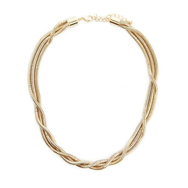 women metal choker necklaces trendy multilayer twist string geometric necklace clavicle chain punk collar jewelry statement new, Golden;silver
women metal choker necklaces trendy multilayer twist string geometric necklace clavicle chain punk collar jewelry statement new, Golden;silver