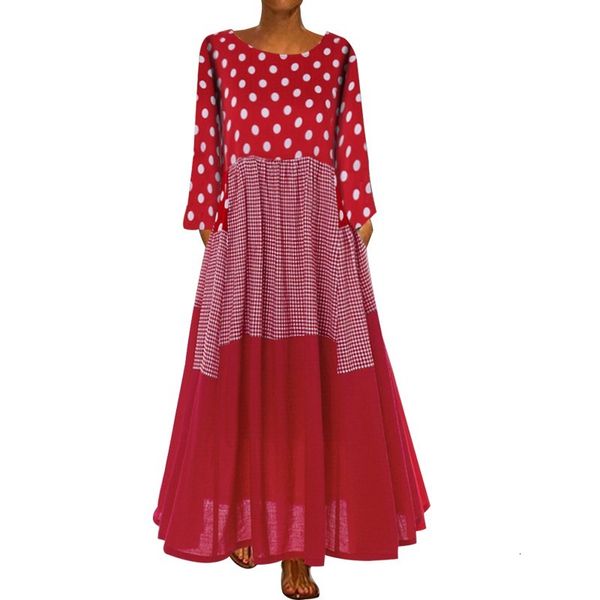 2021 new autumn polka dot for women o-neck long sleeve vintage elegant ladies es casual plus size maxi femme 7u2z, Black;gray
2021 new autumn polka dot for women o-neck long sleeve vintage elegant ladies es casual plus size maxi femme 7u2z, Black;gray
