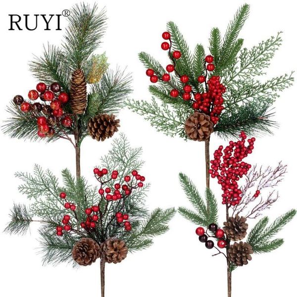 artificial flower red christmas berry and pine cone with holly christmas diy decoration for office living room home ornaments
artificial flower red christmas berry and pine cone with holly christmas diy decoration for office living room home ornaments