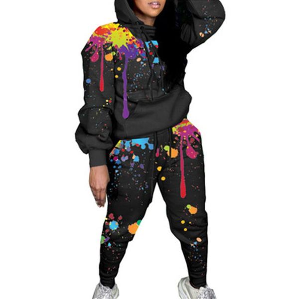 womens splash ink sets fashion trend long sleeve personality hooded drawstring pants tracksuits designer female casual loose 2pcs suits, Gray
womens splash ink sets fashion trend long sleeve personality hooded drawstring pants tracksuits designer female casual loose 2pcs suits, Gray