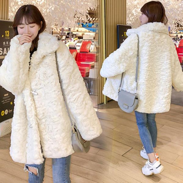 women's jackets 2021 women winter faux fur warm long coat vintage female thick plush woolcoat casual loose oversize outwears, Black;brown
women's jackets 2021 women winter faux fur warm long coat vintage female thick plush woolcoat casual loose oversize outwears, Black;brown