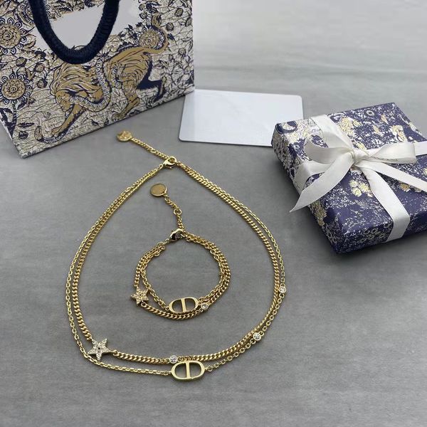dio/christian simple letter bracelet necklace personality temperament versatile double-layer diamond inlaid star neck chain clavicle, Red;brown
dio/christian simple letter bracelet necklace personality temperament versatile double-layer diamond inlaid star neck chain clavicle, Red;brown