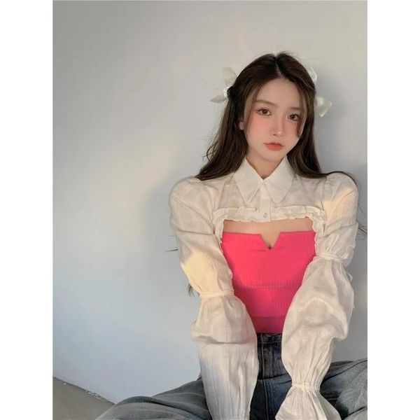 women's blouses & shirts 2xl cute women blouse 2021 korean style mujer plus size summer ladies white shirt
women's blouses & shirts 2xl cute women blouse 2021 korean style mujer plus size summer ladies white shirt