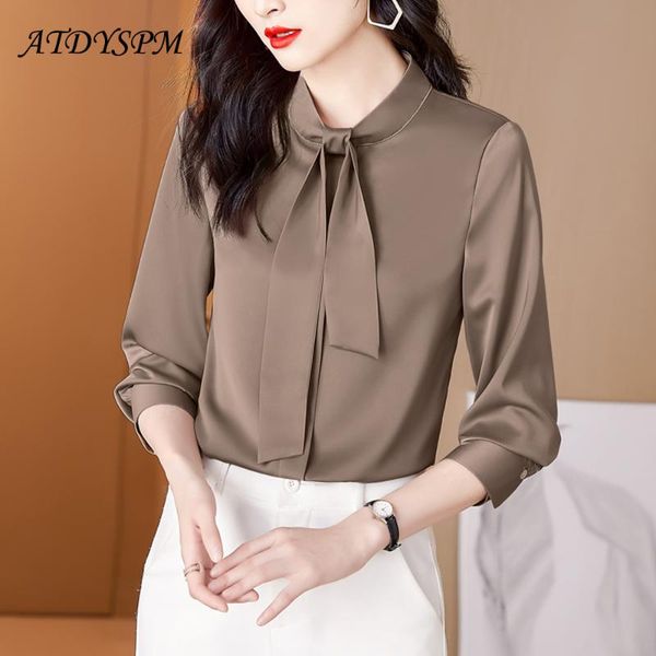 women's blouses & shirts spring autumn casual women blouse shirt 2021 long sleeve office lady female elegant solid streetwear, White
women's blouses & shirts spring autumn casual women blouse shirt 2021 long sleeve office lady female elegant solid streetwear, White