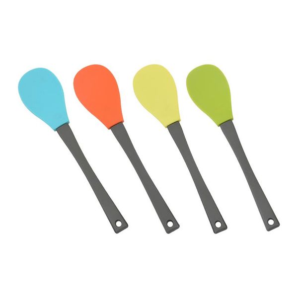 baking & pastry tools 4pcs kitchen utensils accessory: accessory silicone spoons easy clean for cooking heat resistant mixing non stick safe
baking & pastry tools 4pcs kitchen utensils accessory: accessory silicone spoons easy clean for cooking heat resistant mixing non stick safe