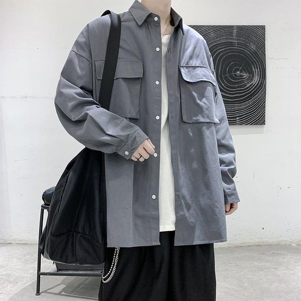 men's dress shirts men 2021 autumn spring solid military long sleeves cotton breathable chemise homme loose army shirt for, White;black
men's dress shirts men 2021 autumn spring solid military long sleeves cotton breathable chemise homme loose army shirt for, White;black