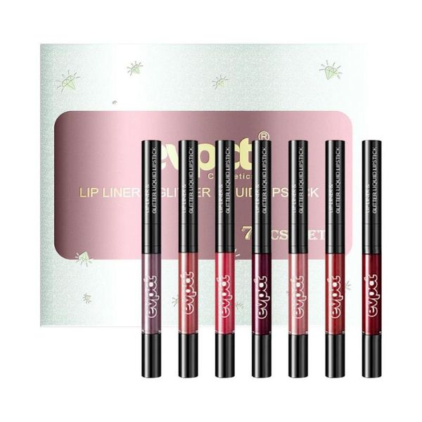 lip gloss 7 colors glitter liner lipstick set two-in-one double-head halloween party makeup
lip gloss 7 colors glitter liner lipstick set two-in-one double-head halloween party makeup