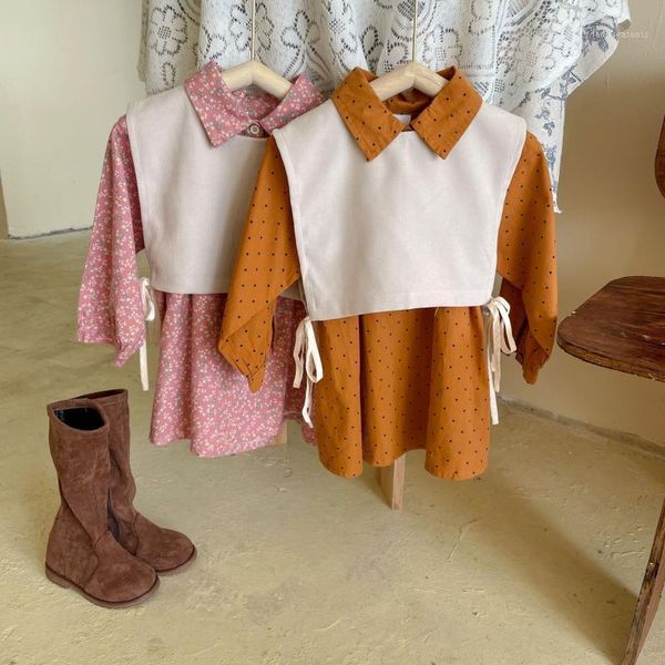 girl's dresses baby girls clothing set classic ploka dot dress with vest 2pcs kids spring autumn elegant suits child vestido christmas, Red;yellow
girl's dresses baby girls clothing set classic ploka dot dress with vest 2pcs kids spring autumn elegant suits child vestido christmas, Red;yellow