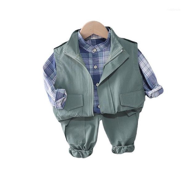 clothing sets spring baby boys clothes suit fashion children vest plaid shirt pants 3pcs/set kids sportswear autumn toddler casual costume1, White
clothing sets spring baby boys clothes suit fashion children vest plaid shirt pants 3pcs/set kids sportswear autumn toddler casual costume1, White