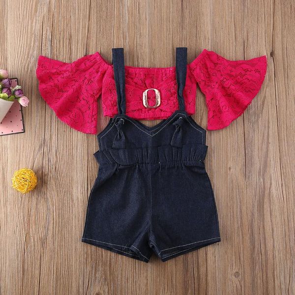 clothing sets baby & children's 1-6years pcs toddler girl floral lace clothes t-shirt bib jeans pants outfits, White
clothing sets baby & children's 1-6years pcs toddler girl floral lace clothes t-shirt bib jeans pants outfits, White