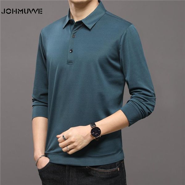 men's polos johmuvve 4 colour ariival men fashion long sleeve casual t shirt cotton blouse tshirt, White;black
men's polos johmuvve 4 colour ariival men fashion long sleeve casual t shirt cotton blouse tshirt, White;black