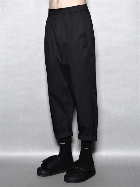 men's pants yamamoto style fashion korean version loose pleated casual urban youth large size nine, Black
men's pants yamamoto style fashion korean version loose pleated casual urban youth large size nine, Black