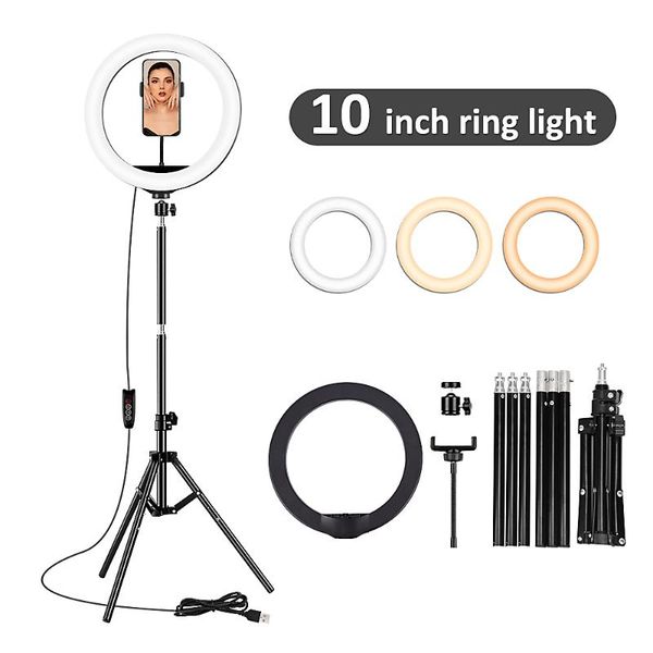 26cm led ring light with tripod stand 10 inch dimmable camera phone ring lamp with holder for youtube video live p studio
26cm led ring light with tripod stand 10 inch dimmable camera phone ring lamp with holder for youtube video live p studio