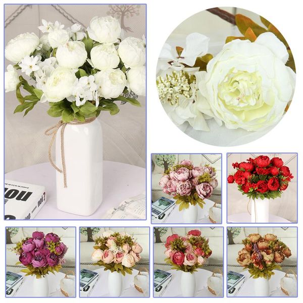 decorative flowers & wreaths artificial 13-heads fake bouquet simulation silk peony for home el decor diy wedding decoration wreath
decorative flowers & wreaths artificial 13-heads fake bouquet simulation silk peony for home el decor diy wedding decoration wreath