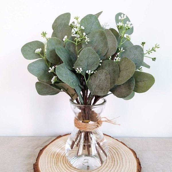 5pcs artificial eucalyptus leaves artificial plants for floral bouquets stems eucalipto branches wedding decoration home decor
5pcs artificial eucalyptus leaves artificial plants for floral bouquets stems eucalipto branches wedding decoration home decor