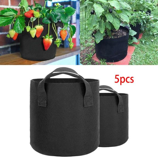 planters & pots 5pcs 3/5 gallon plant growth bag non-woven fabric garden grow container seed growing flower vegetable planter tool
planters & pots 5pcs 3/5 gallon plant growth bag non-woven fabric garden grow container seed growing flower vegetable planter tool