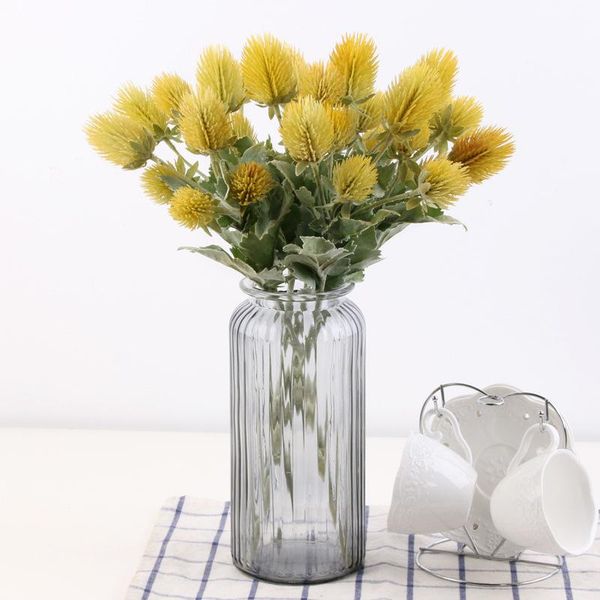 model eryngii flower home decoration artificial flower model room wedding props 4-head flocked thistle fruit artificial a
model eryngii flower home decoration artificial flower model room wedding props 4-head flocked thistle fruit artificial a