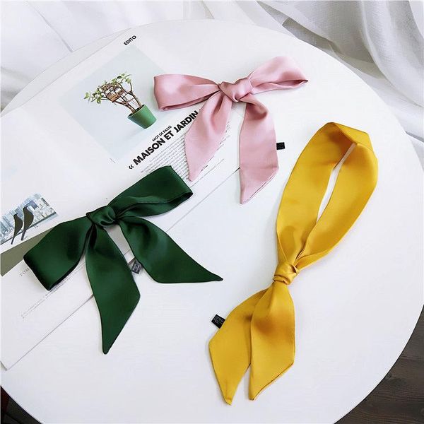 scarves women fashion ribbon silk scarf beautiful solid design girls neckerchief hair band bag handle wraps small neck, Blue;gray
scarves women fashion ribbon silk scarf beautiful solid design girls neckerchief hair band bag handle wraps small neck, Blue;gray