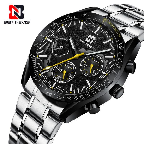 wristwatches 2021 mens watches 43mm case fashion steel quartz chronograph watch men waterproof clock relogio masculino, Slivery;brown
wristwatches 2021 mens watches 43mm case fashion steel quartz chronograph watch men waterproof clock relogio masculino, Slivery;brown
