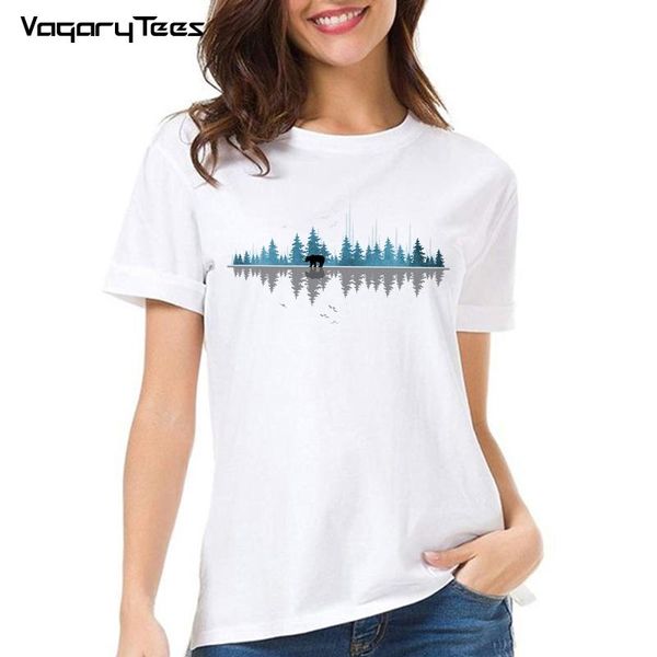 women's t-shirt summer women t shirt the sounds of nature music sound short sleeve bear print tees casual simple o-neck female tsh, White
women's t-shirt summer women t shirt the sounds of nature music sound short sleeve bear print tees casual simple o-neck female tsh, White