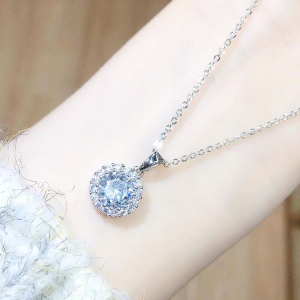 chains botu classic zircon round shape pendants necklace for women rose gold pendant fashion femme bijoux drop, Silver
chains botu classic zircon round shape pendants necklace for women rose gold pendant fashion femme bijoux drop, Silver