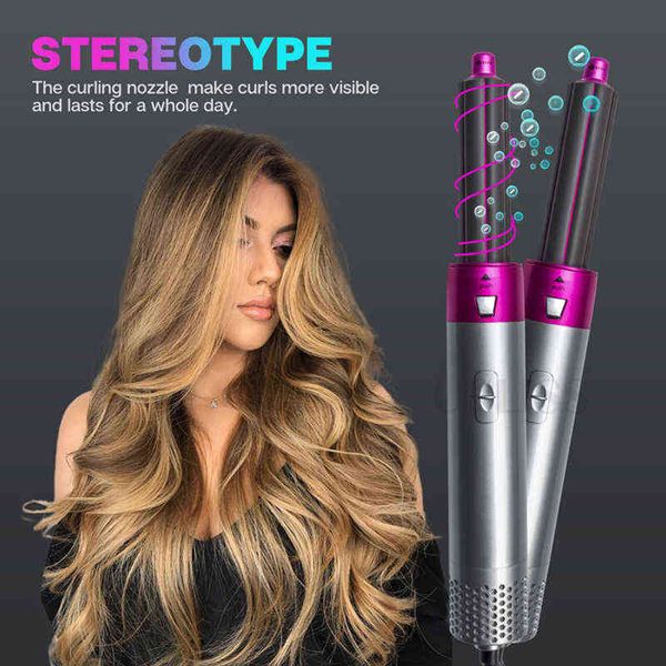 5 in 1 electric air wrap hair dryer heating comb hair curler professional hair straightener styling tool for barber household 2202
5 in 1 electric air wrap hair dryer heating comb hair curler professional hair straightener styling tool for barber household 2202