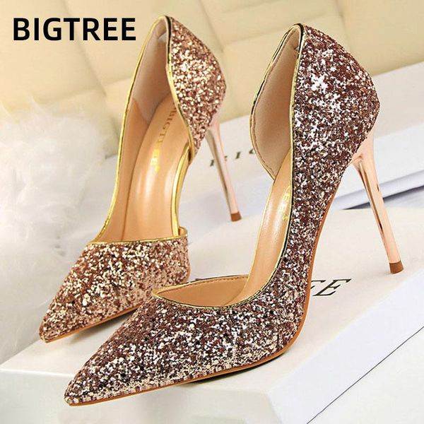 dress shoes bigtree sequins woman pumps wedding high heels stiletto party plus size 43 women gold, Black
dress shoes bigtree sequins woman pumps wedding high heels stiletto party plus size 43 women gold, Black