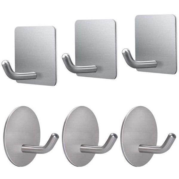 hooks & rails adhesive heavy duty wall hangers waterproof stainless steel stcik on for hanging kitchen bathroom home(round)
hooks & rails adhesive heavy duty wall hangers waterproof stainless steel stcik on for hanging kitchen bathroom home(round)