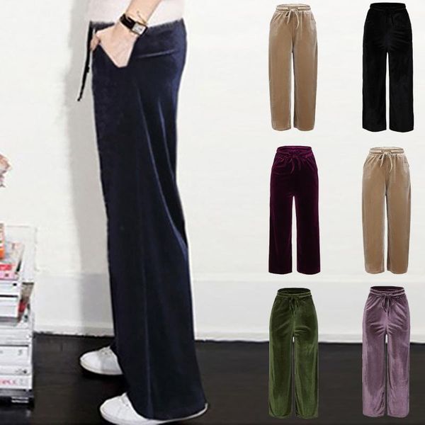 women's pants & capris fashion women gold velvet loose wide leg trousers wide-legged high waist 2021 causal sports harem female pant #4, Black;white
women's pants & capris fashion women gold velvet loose wide leg trousers wide-legged high waist 2021 causal sports harem female pant #4, Black;white