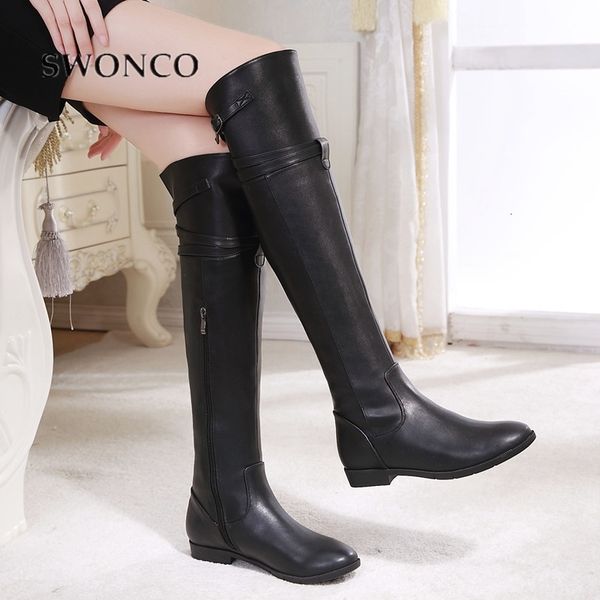 swonco equitation women on knee snow boots winter fashion women's boot high shoes by2q, Black
swonco equitation women on knee snow boots winter fashion women's boot high shoes by2q, Black