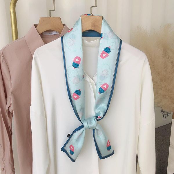 scarves 2021 flowers foulard women silk scarf fashion lady soft shawls bandana hijab long sjaal, Blue;gray
scarves 2021 flowers foulard women silk scarf fashion lady soft shawls bandana hijab long sjaal, Blue;gray