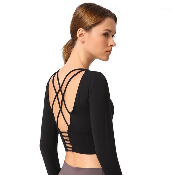 lukitas yoga yoga shirt long sleeve crop cross straps women sport shirt fitness gym running women nylon t-shirt1, White;red
lukitas yoga yoga shirt long sleeve crop cross straps women sport shirt fitness gym running women nylon t-shirt1, White;red