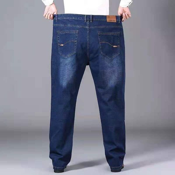 men's jeans clothing streetwear trend brand loose trousers plus fat breathable straight casual pants oversize, Blue
men's jeans clothing streetwear trend brand loose trousers plus fat breathable straight casual pants oversize, Blue