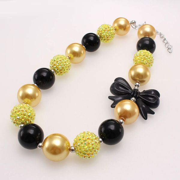 cute yellow/black chunky beads necklaces with bowknot child kids bubblegum necklace for girls baby handmade jewelry, Red;brown
cute yellow/black chunky beads necklaces with bowknot child kids bubblegum necklace for girls baby handmade jewelry, Red;brown