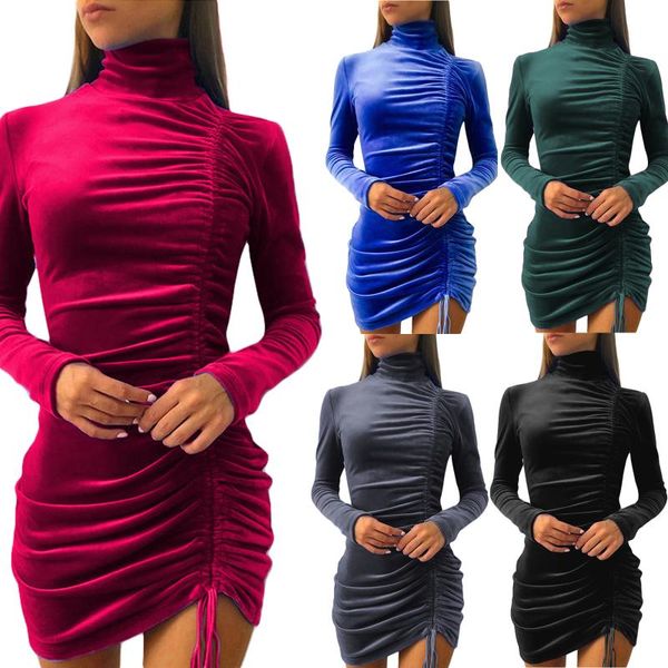 casual dresses fashion solid color drawstring pleated short mini dress womens long sleeve skinny bodycon party clubwear vestidos, Black;gray
casual dresses fashion solid color drawstring pleated short mini dress womens long sleeve skinny bodycon party clubwear vestidos, Black;gray
