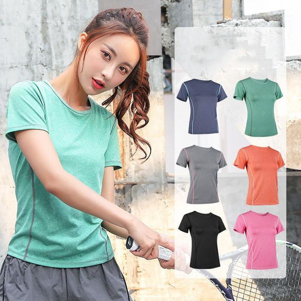 yoga outfits women clothes sports t-shirt fitness slim short sleeves for female running breathable shirts casual elastic sportswear1, White;red
yoga outfits women clothes sports t-shirt fitness slim short sleeves for female running breathable shirts casual elastic sportswear1, White;red