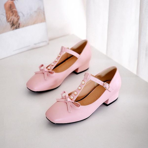 dress shoes 2021 elegant women pumps buckle loafers fashion pearl ladies comfortable pu mid heel square toe office, Black
dress shoes 2021 elegant women pumps buckle loafers fashion pearl ladies comfortable pu mid heel square toe office, Black