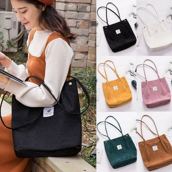 shopping bags 2021 casual women canvas tote large capacity handbag corduroy ladies shoulder hasp
shopping bags 2021 casual women canvas tote large capacity handbag corduroy ladies shoulder hasp