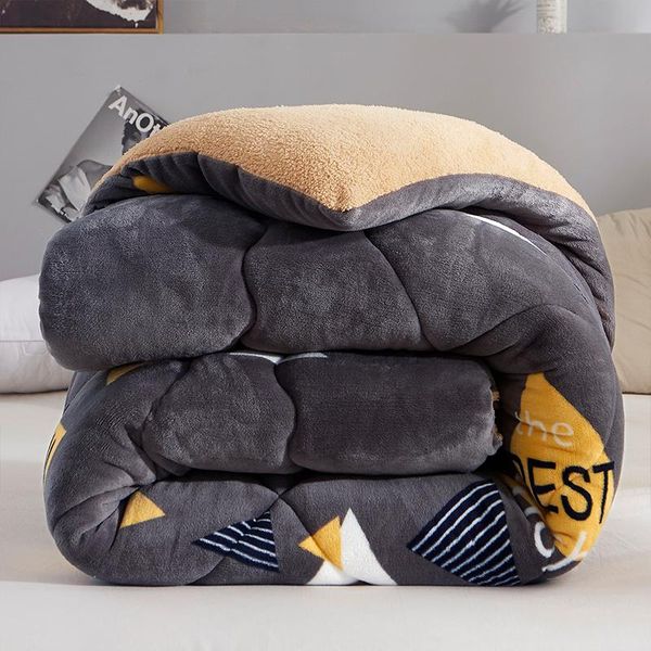comforters & sets single/double patchwork thick warm quilt luxury star geometric printed winter lamb cashmere blanket quilted bedding comfor
comforters & sets single/double patchwork thick warm quilt luxury star geometric printed winter lamb cashmere blanket quilted bedding comfor