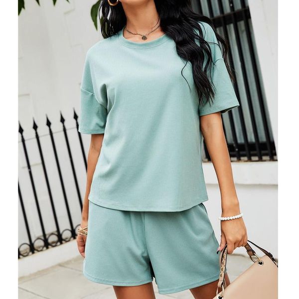 women's tracksuits causal summer lounge wear women tracksuit shorts set loose short sleeve t shirt and mini two piece, Gray
women's tracksuits causal summer lounge wear women tracksuit shorts set loose short sleeve t shirt and mini two piece, Gray