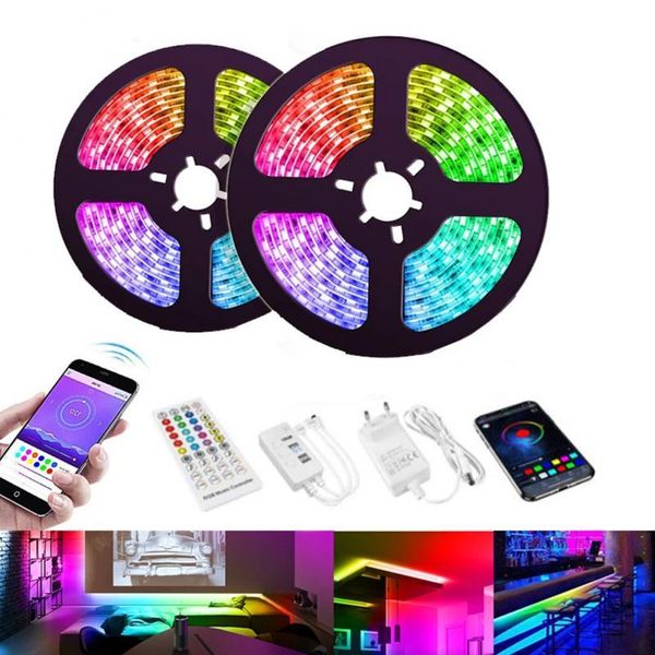 strips wifi led strip lights bluetooth-compatible rgb light flexible waterproof rc change color with music rhythm
strips wifi led strip lights bluetooth-compatible rgb light flexible waterproof rc change color with music rhythm