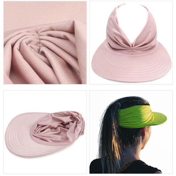 wide brim hats 2021 hat women sun visor anti-ultraviolet elastic hollow outdoor quick-drying summer, Blue;gray
wide brim hats 2021 hat women sun visor anti-ultraviolet elastic hollow outdoor quick-drying summer, Blue;gray