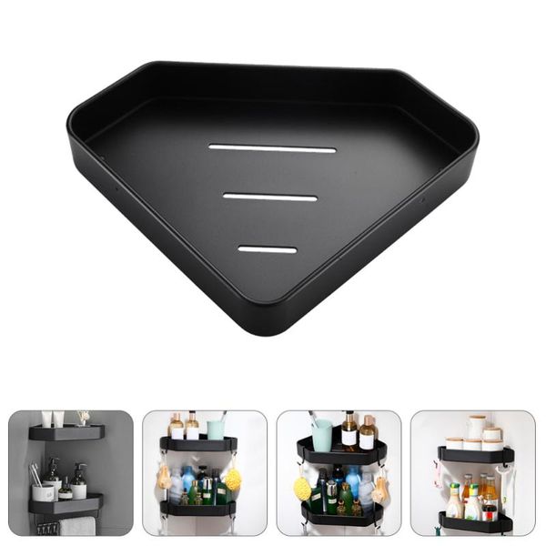 hooks & rails 1pc corner storage shelf bathroom rack fan shape single-tier holder
hooks & rails 1pc corner storage shelf bathroom rack fan shape single-tier holder