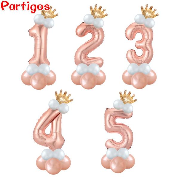 14pcs/set rose gold number foil balloons happy birthday balloons baby shower kids birthday party decorations number
14pcs/set rose gold number foil balloons happy birthday balloons baby shower kids birthday party decorations number