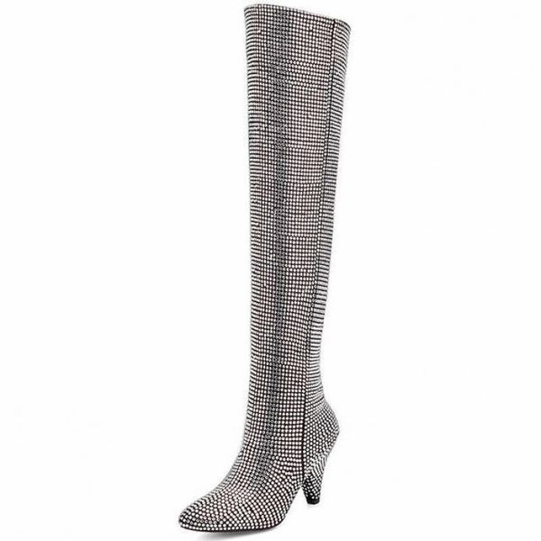 boots 2021 ladies knitting fashion shoes winter thick-soled square high-heel elegant rhinestone casual women's boot, Black
boots 2021 ladies knitting fashion shoes winter thick-soled square high-heel elegant rhinestone casual women's boot, Black