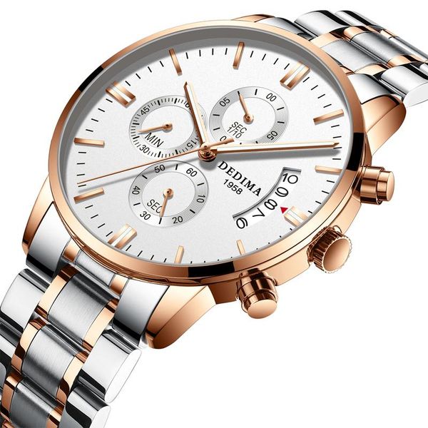 wristwatches dedima relogio masculino men watches luxury famous brand men's fashion casual dress watch quartz saat, Slivery;brown
wristwatches dedima relogio masculino men watches luxury famous brand men's fashion casual dress watch quartz saat, Slivery;brown